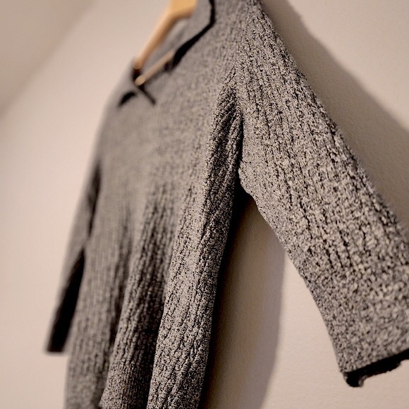 ✨2 for $5✨ Karen Scott Heathered Gray 3/4 Length Sweater Size Large - Picture 3 of 5